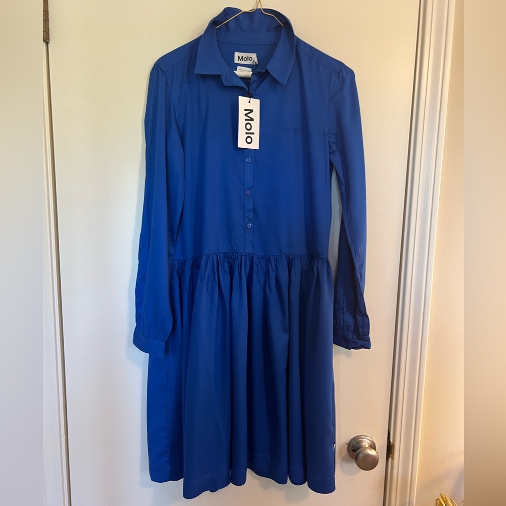 NWT MOLO Caya Blue Reef Dress, size 134/140
